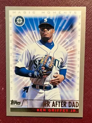 Ken Griffey Jr 2000 Topps Magic Moments HR After Dad Card #475 • $0.99