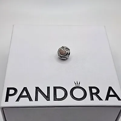 Genuine Pandora Pink Enamel Hearts Charm ALE 925 #790591EN28 • £13.60