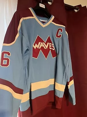 Gordon Bombay #66 Waves Hockey Jersey Mighty Ducks Movie Minnehaha Uniform Gift • $20