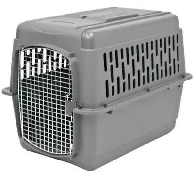 $160.20 • Buy X Large Dog Crate Carrier Kennel Durable Ventilated Plastic Transport Portable