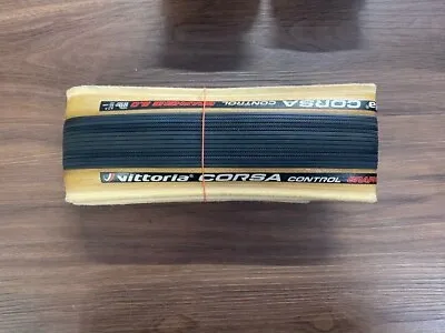 Vittoria Corsa Control Graphene 2.0 700x28 Clincher Tire Black/Tan • $44.99