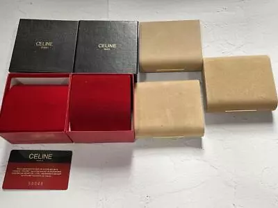 Celine Authentic Accessories Jewelry Ring Box Case Old Vintage 5set • $88.98