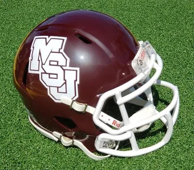 Mississippi State Bulldogs 1979-85 Throwback Tribute Football Mini Helmet • $51