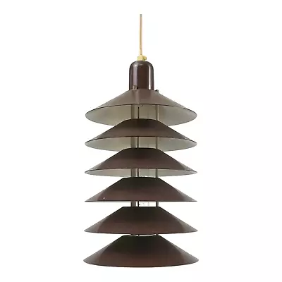 Jørgen Gammelgaard Fog & Morup “Tip Top” Pendant Lamp Mid Century Modern • $250