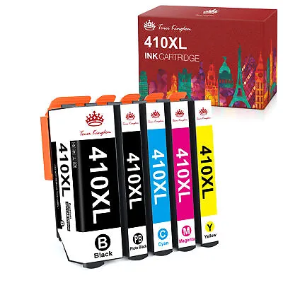 5PK 410XL T410XL Ink Cartridge For Epson XP-830 XP-640 XP-635 XP-7100 Printer • $19.50