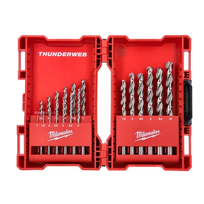 £27.99 • Buy Milwaukee 4932352374 Thunderweb 19-Piece HSS-G Metal Drill Bit Set