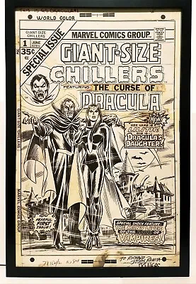 Giant Size Chillers #1 By John Romita 11x17 FRAMED Original Art Poster Marvel Co • $49.95