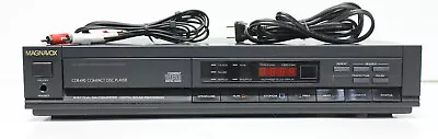 MAGNAVOX CDB-490 CD PLAYER With 18-Bit Linear Dual D/A Converters & Time/Track • $99.99