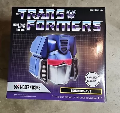 New Modern Icons Transformers Soundwave Electronic Helmet Gamestop Exclusive • $63.88