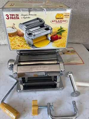 Marcato Atlas 150 Compack Pasta Maker Machine Stainless Steel Made In Italy 🇮🇹 • $55