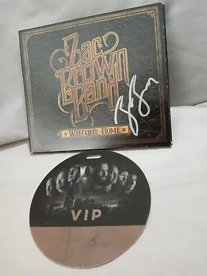 ZAC BROWN BAND SIGNED VIP Pass SIGNED COUNTRY MUSIC AUTOGRAPH CD Booklet • $254.98