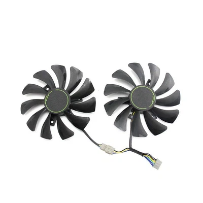 $20.83 • Buy 2PC 85MM HA9010H12F-Z 4P Cooling Fan For MSI GTX 1060 OC 6G GTX 960 12V 0.57A