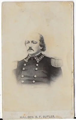 CDV Of Civil War Major General Benjamin Franklin Butler In Uniform • $26.40