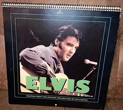 Hallmark 1993 Elvis Presley Spiral Calendar Book Photos By Jim Curtain • $20