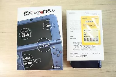 IPS Nintendo New 3DS XL Metallic Blue With BOX IPS Screen Top R3146 • $300.23