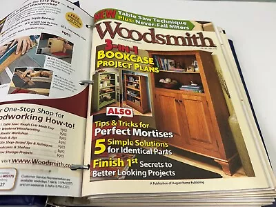 Binder Of 12 Woodsmith Magazine- All Pictured • $18.99