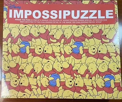 Disney Impossipuzzle Winnie The Pooh 550 Challenging Pieces 18”X 24” New Sealed • £8.99