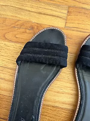 J CREW Flat Sandal HAYES Suede Slip-on 8.5 • $12