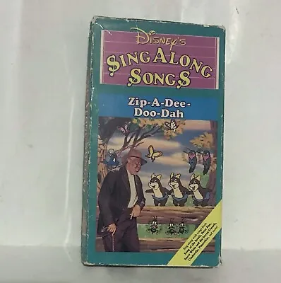 $7.50 • Buy VHS Disneys Sing Along Songs - Song Of The South: Zip-A-Dee-Doo-Dah (VHS, 1986)