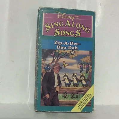 $7.50 • Buy VHS Disneys Sing Along Songs - Song Of The South: Zip-A-Dee-Doo-Dah (VHS, 1986)