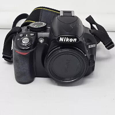 Nikon D3100 Camera DSLR Body Only 14MP Faulty • £34.99