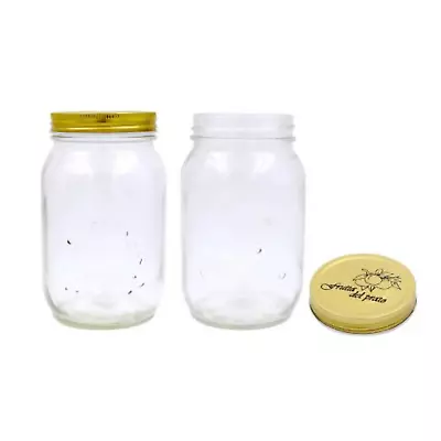 24 X LARGE GLASS PRESERVING JAM JARS 1000ml | Mason Canning GLASS FOOD STORAGE J • $114.95