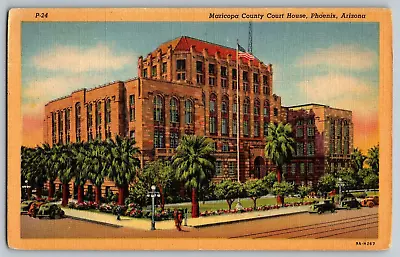 Phoenix Arizona - Maricopa Couty Court House - Vintage Postcard - Unposted • $5.09