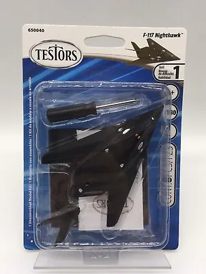 Testors 1/180 Scale Lockheed F-117 Nighthawk Diecast Metal Model Airplane 650040 • $16.49