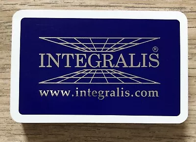 Pack Of Advertising Playing Cards INTEGRALIS With 1 Joker • $10.11