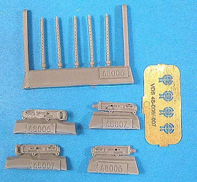 Vector VDS48-006 - Browning M2 0.3 Cal (Round Perforation) 1/48 Scale • $13.95