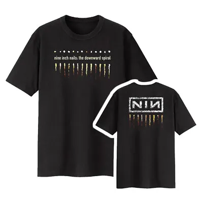 Nine Inch Nails T-Shirt NIN Downward Spiral Band Official New Black • £15.95