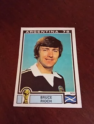 Panini Argentina 78 World Cup Sticker No 321 Bruce Rioch • £1.50