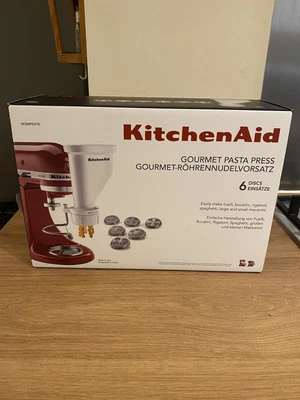£200 • Buy White Gourmet Pasta Press Attachment For KitchenAid Stand Mixer