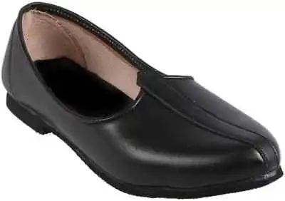 Indian Mens Khussa Jutti Traditional Indian Flat Shoe Ethnic Handmade Mojari • £30.47