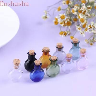 9PC Dollhouse 1:12 Scale Miniature Bottles Jars Kitchen Glassware Accessories • $7.99