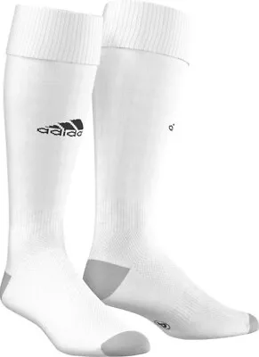 Adidas Mens Milano 16 Football Sock / White Black / RRP £8 • £3