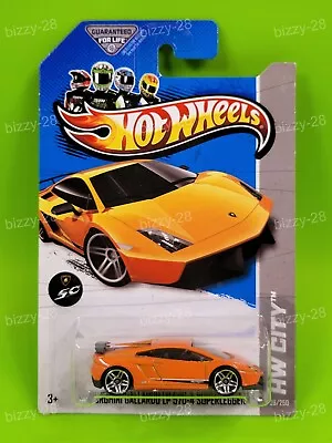 Hot Wheels HW CITY '13 LAMBORGHINI GALLARDO LP 570-4 SUPERLEGGERA Orange 23/250 • $11.95