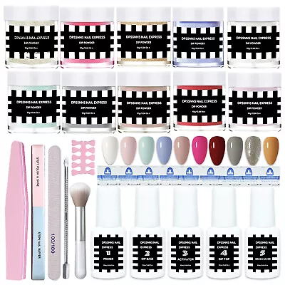 Nail Dip Dipping Powder Starter Kit Acrylic Dip System Liquids Manicure Nail • $39.95