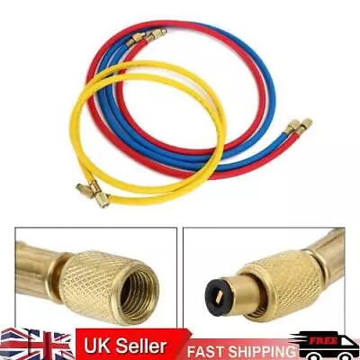 1/4  SAE 60  5' AC Charging Hoses Tube Refrigerant R134a Air Conditioning UK • £17.98