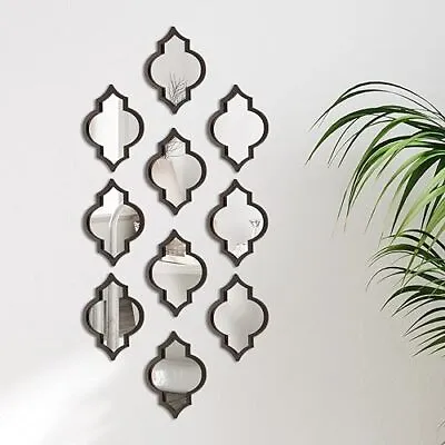  10 Pcs Moroccan Mirror Tear Drop Mirror Wall Decor Moroccan Wall Decor  • $36.80