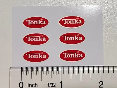 Tiny Tonka Oval Sticker Decals Years 1976 -1977 Tiny Tonka VansTrucksVehicles • $3.99