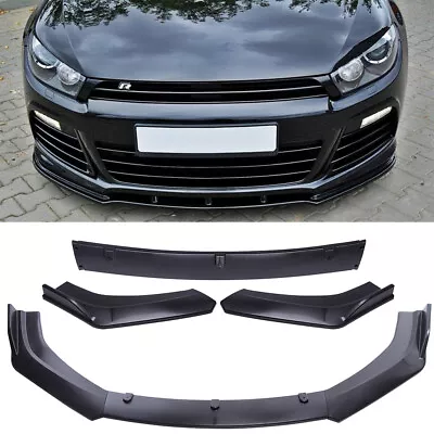 For Volkswagen VW SCIROCCO R GTI Golf MK7 MK6 Front Bumper Lip Splitter Spoiler • $85.19