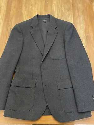 J.Crew Ludlow Suit Blazer Thornproof English Wool Moon Tweed Size 38S  Perfect • $99
