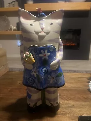 Rare Find Vintage Cat Ceramic Vase Chesapeake East • $126