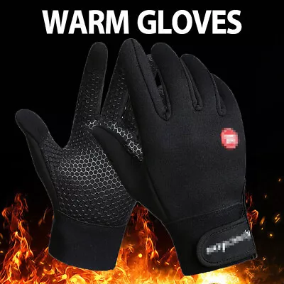 Winter Thermal Windproof Gloves For Men Women Touch Screen Texting Warm Mittens • $7.99