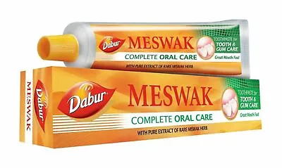 4X Dabur Meswak Tooth Paste 200gm With Pure Extract Of Rare Miswak Herb • £59.16