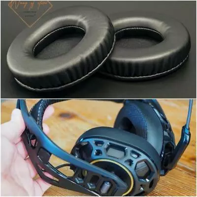 Soft Leather Ear Pads Foam Cushion For Plantronics RIG 500 RIG 500 Pro Headset • $15.13