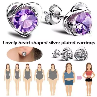 Magnetic Weight Earrings Loss Slimming Ear Stud Piercing Ne Pair Men Women • $1.09