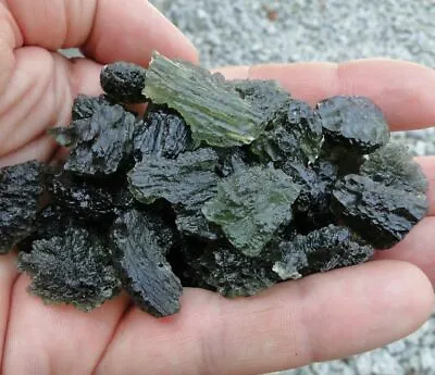 Over 2g Powerful Real Green Tektite MOLDAVITE - 100% Natural From Czech Republic • $59