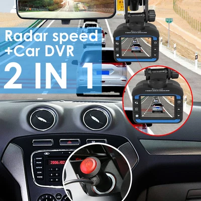 $42.49 • Buy HD 1080P Car DVR Dash Cam Night Vision Anti Radar Laser Speed Detector G-sensor